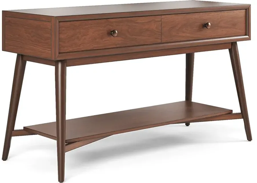 Greyson Brown Cherry Sofa Table-50
