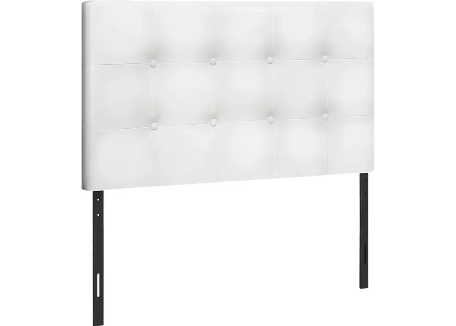 Nepton White Twin Headboard-42.25