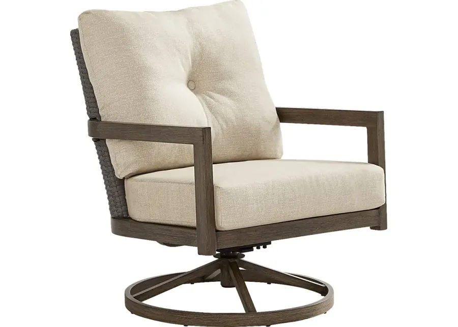 Point Reyes Brown Outdoor Swivel Rocker Chair-27.17 1 21760-point-reyes-brown-outdoor-swivel-rocker-chair-27-17-1.webp