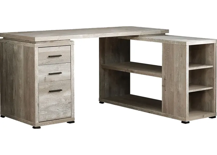 Glenlivet Taupe Desk-Taupe