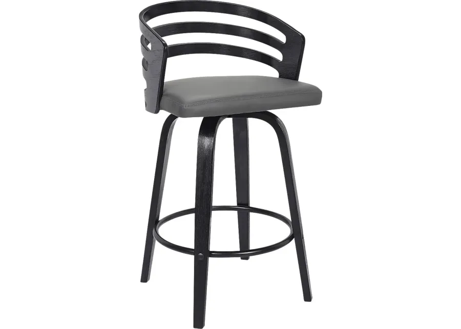 Yeworks Gray Counter Height Stool-Gray