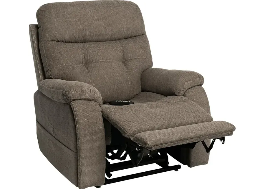 Fidlep Mink Power Lift Chair-Brown