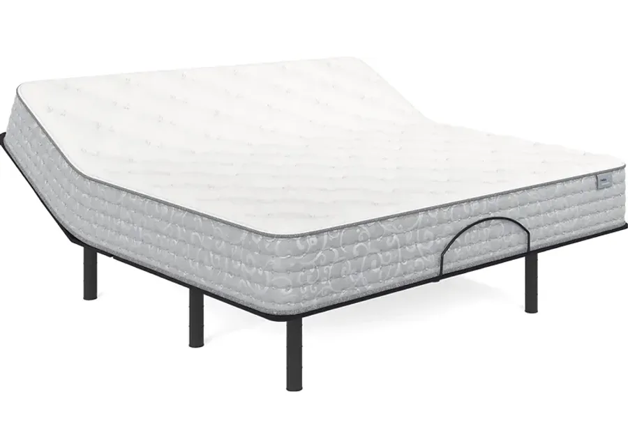 Therapedic Carrolton King Mattress with Head Up Only Base