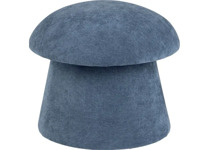 Abanto Navy Storage Ottoman-Navy