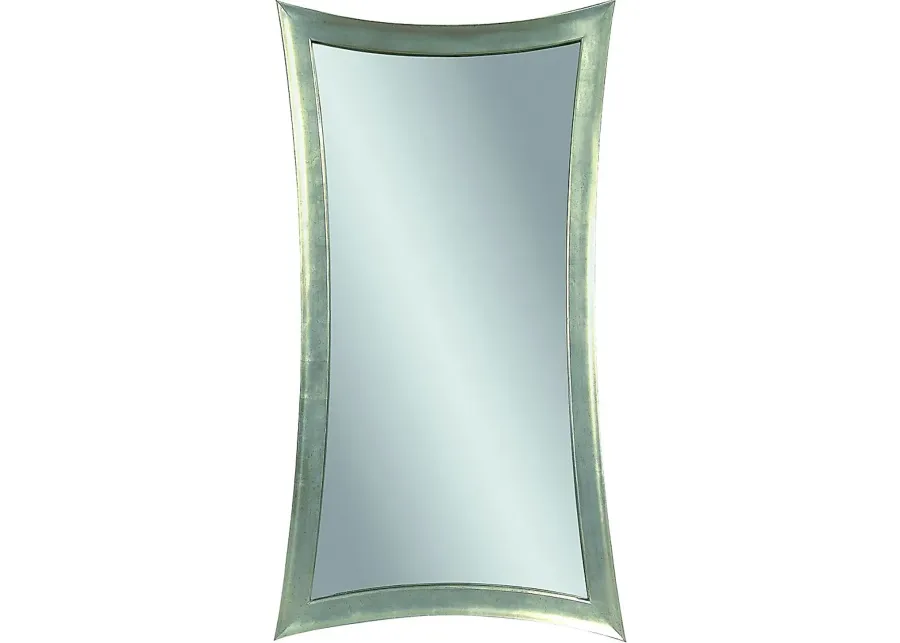 Burkheart Silver Wall Mirror-Silver