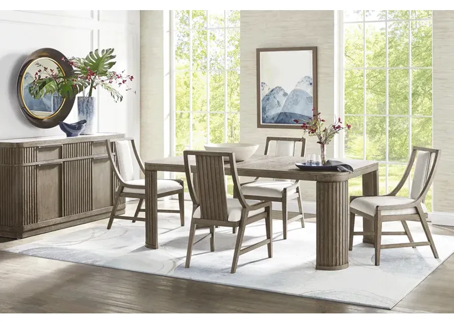 Sausalito Brown 5 Pc Dining Room