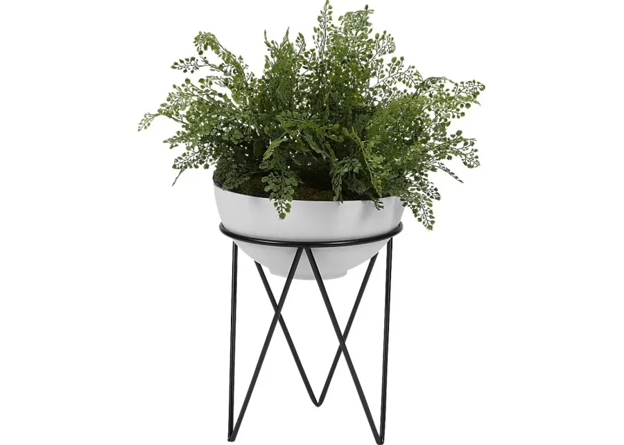 Lyan Green Fern Silk Plant-Green