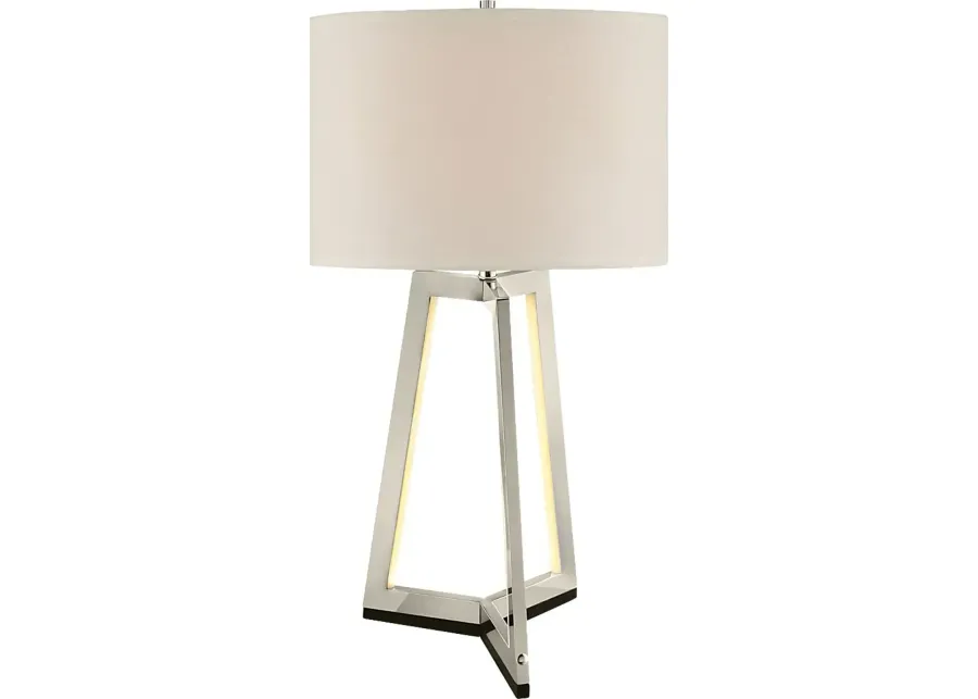 Oxnard Way Silver Lamp-Silver