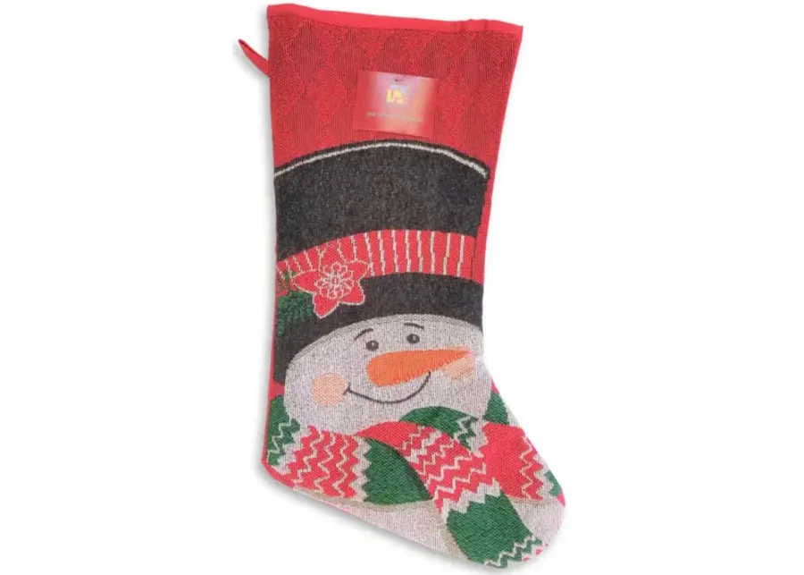 18  Snowman Stocking