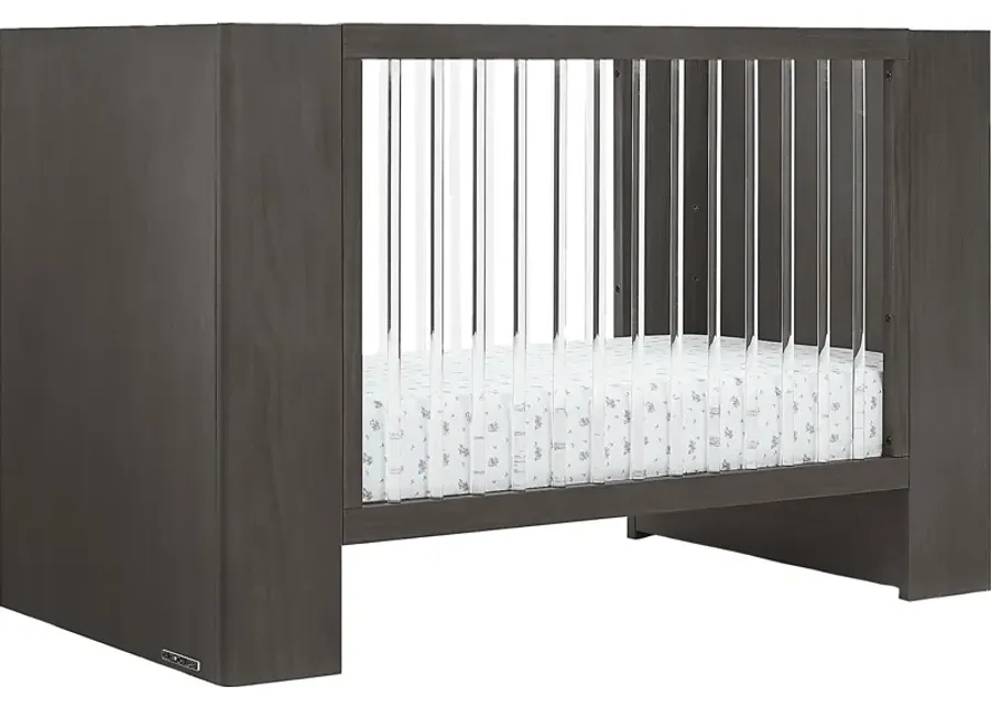 Kids Aerin Gray Convertible Crib-Gray