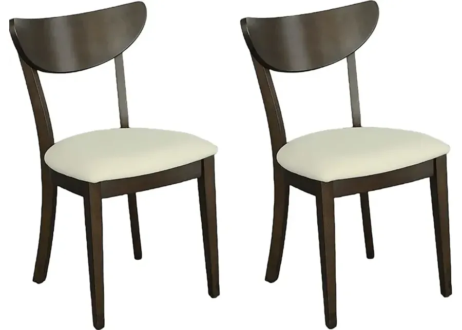 Jenerio Brown Dining Chair, Set of 2-Brown