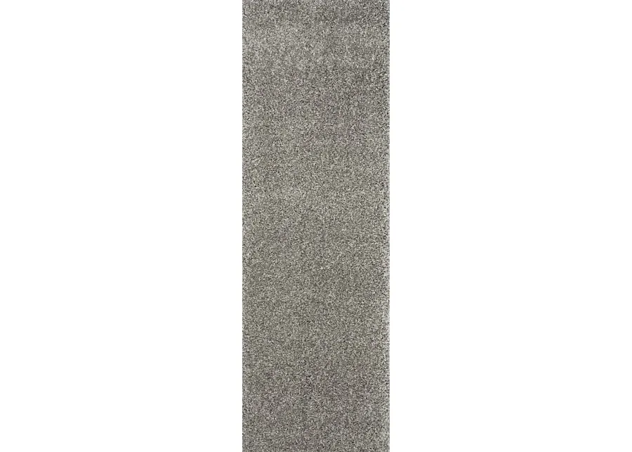 Cleona Silver 2' x 7' Runner Rug-Silver