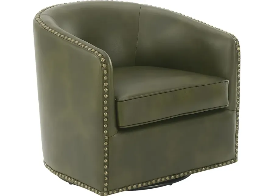 Edueni Green Swivel Chair-Green