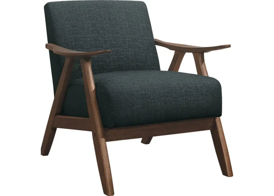 Shinano Dark Gray Accent Chair-Dark Gray