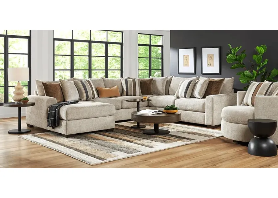 Martin Brown 6 Pc Sectional Living Room