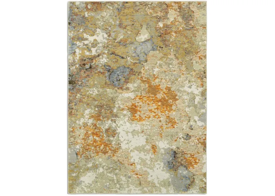 Evolution Pear Amber Area Rug - 3 3  X 5 2 