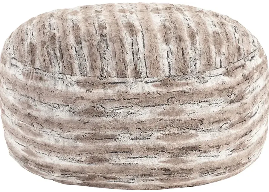 Kids Aull Brown Bean Bag Chair-Brown