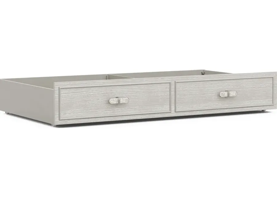 Kids Emilie Rose Wirebrush Gray Twin Storage Trundle-75.98