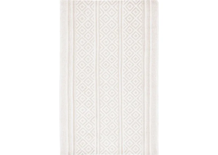Alve Ivory/Beige 5' x 8' Rug-Beige, Ivory