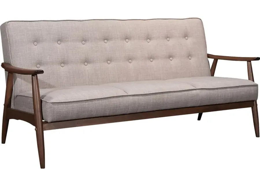Ballencia Brown Settee-Brown