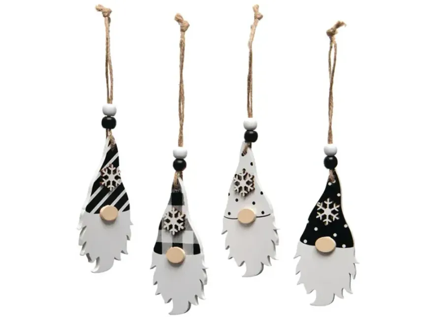 Assorted Wood Gnome Ornaments