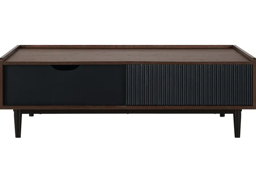 Lindall Black Cocktail Table-Black