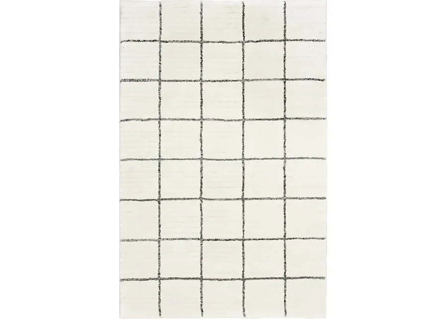 Polly Alley Ivory 5' x 7'6 Rug-60