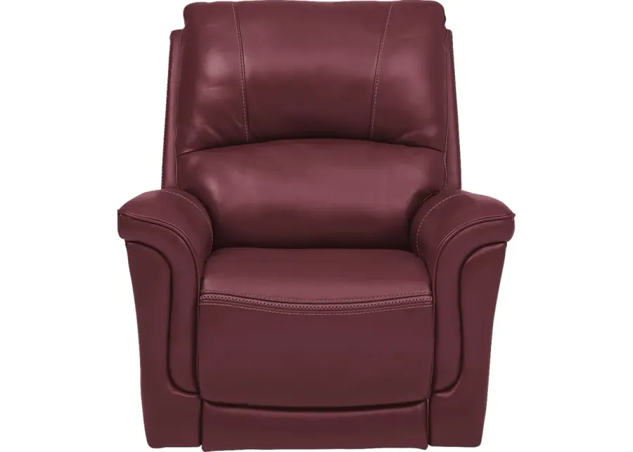Castmore Red Triple Power Leather Recliner-37.5 1 24474-castmore-red-triple-power-leather-recliner-37-5-1.webp
