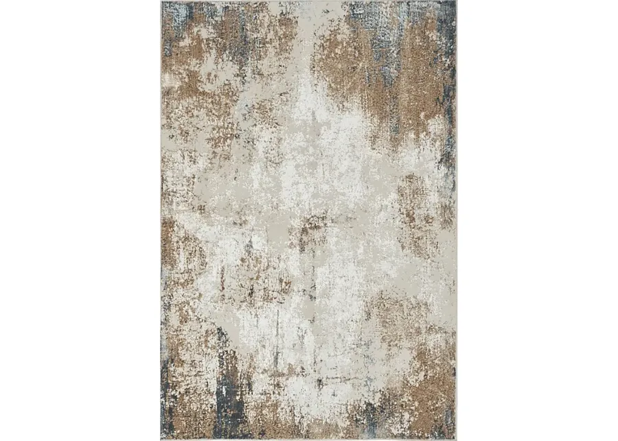 Lorsan Taupe/Multi 9' x 12' Rug-Taupe, Multi