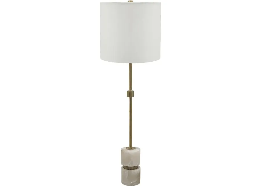 Rambling Cay Silver Lamp-Silver