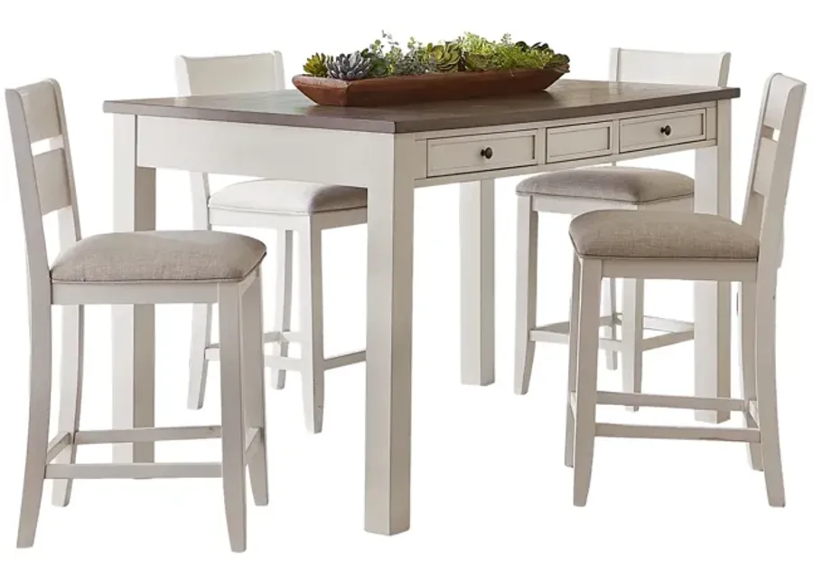 Kyle Counter Table And 4 Stools