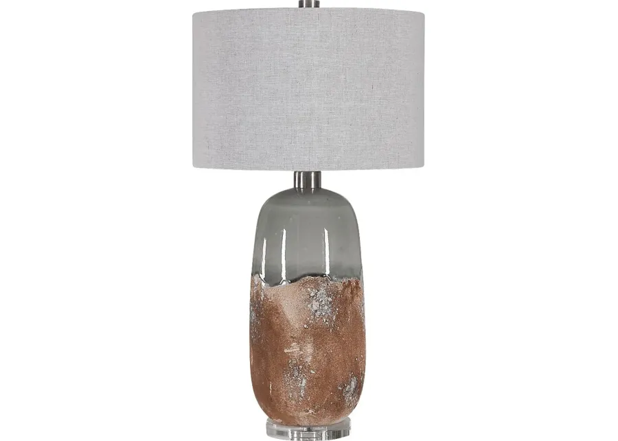 Pebbleton Gray Lamp-Gray