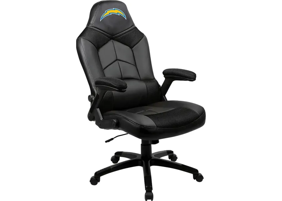 Big Team NFL LA Chargers Blue Oversized Gaming Chair-Blue