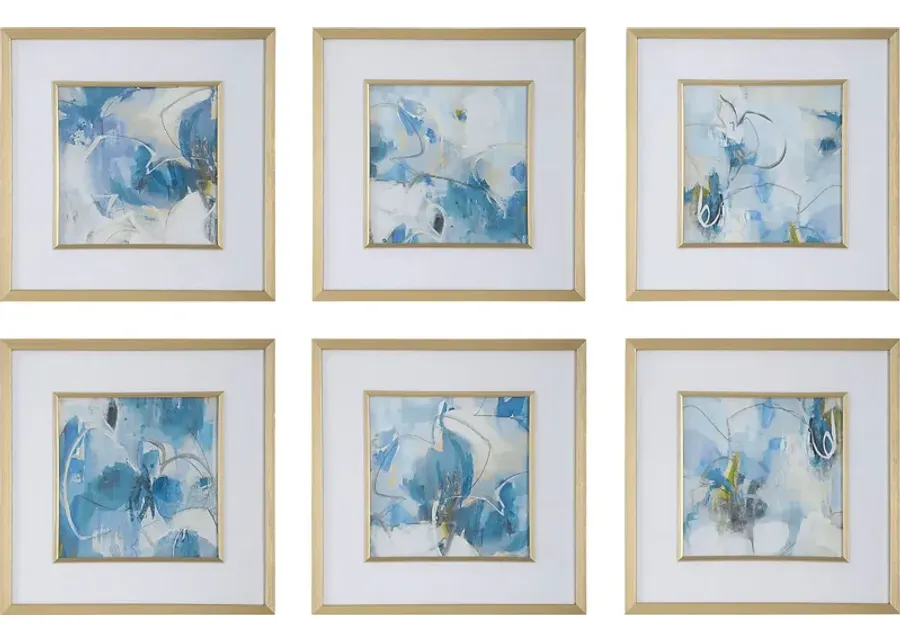 Uclak Gold Artwork, Set of 6-Gold 1 25017-uclak-gold-artwork-set-of-6-gold-1.webp