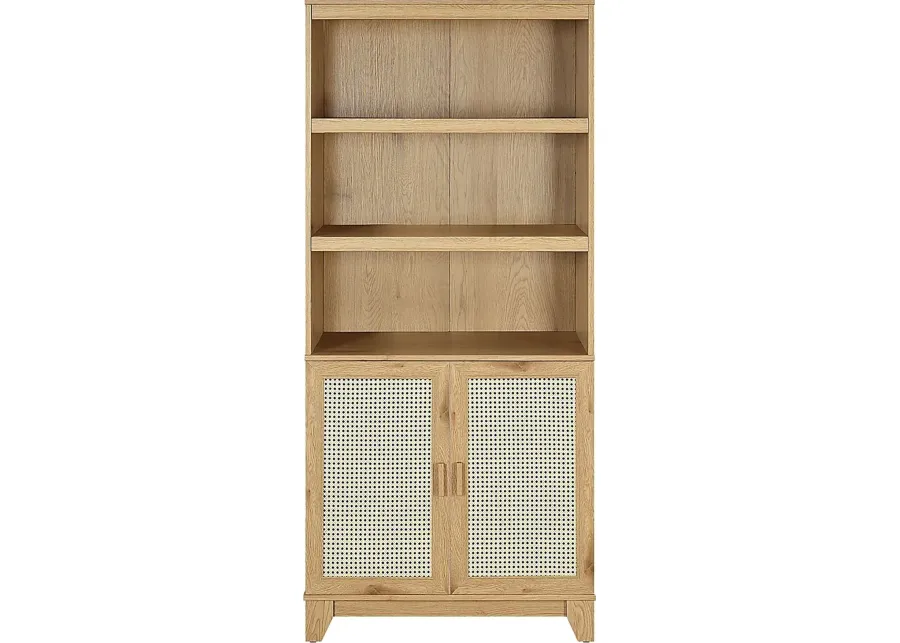 Gansons Natural Bookcase-Natural