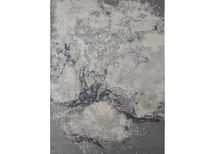 Vaves Gray 6'7 x 9'6 Rug-Gray, Ivory 1 25135-vaves-gray-6-7-x-9-6-rug-gray-ivory-1.webp