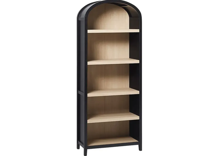 Annbick I Black Bookcase-Black