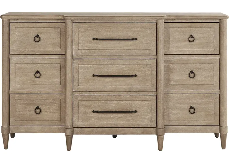 Oakwood Terrace Tan Dresser-66