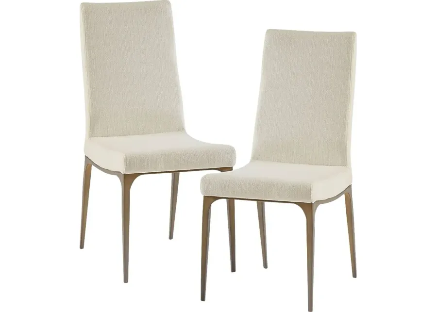 Atlee Cream Dining Chair, Set of 2-Cream