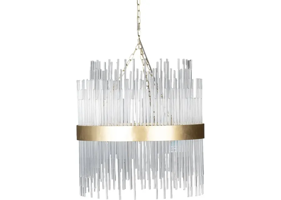 Saddleback Cove Clear Chandelier-Clear