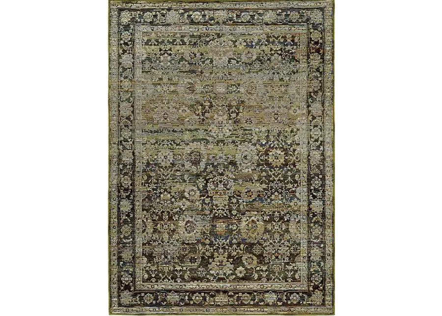 Waldrop Green 7'10 x 10'10 Rug-Green