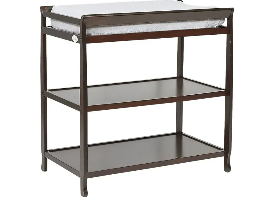 Kids Reena Espresso Changing Table-Espresso