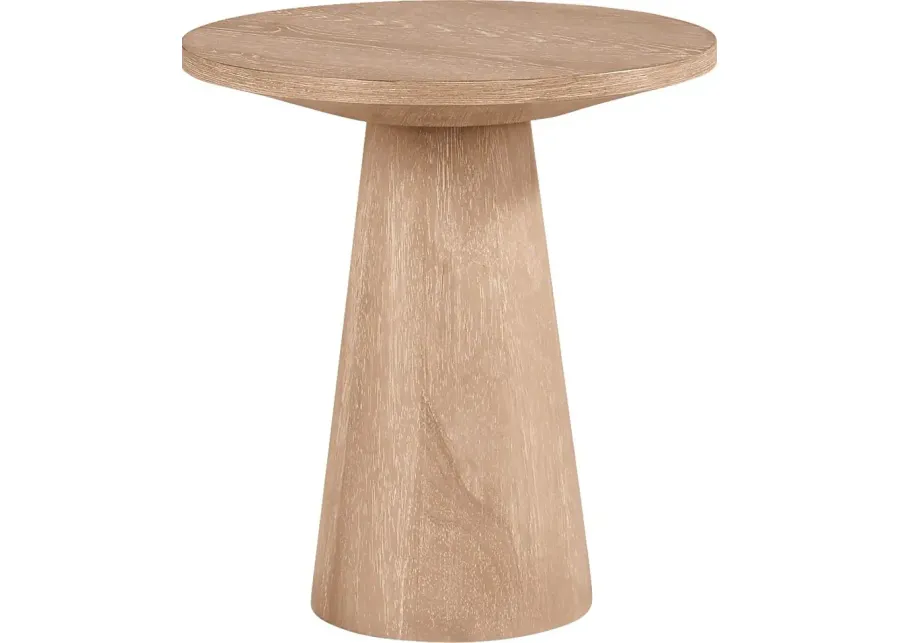 Kendall Natural Round End Table-20