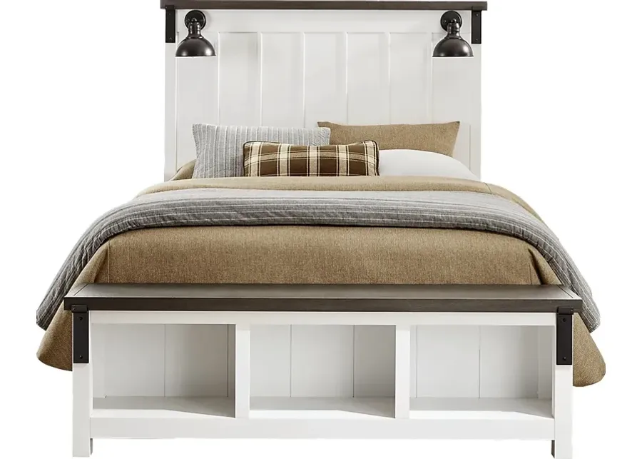 Tremblay Square White 3 Pc Queen Storage Bed-65