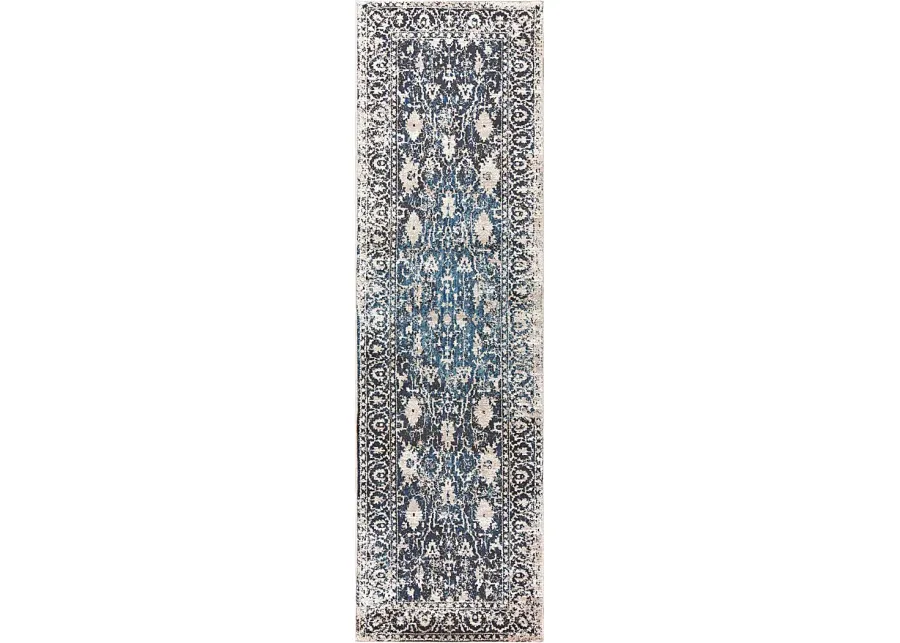 Delinda Taupe 2'3 x 7'7 Runner Rug-Taupe