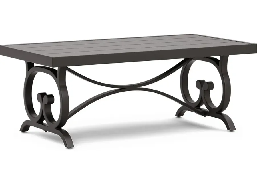 Lake Breeze Aged Bronze Outdoor Cocktail Table-48