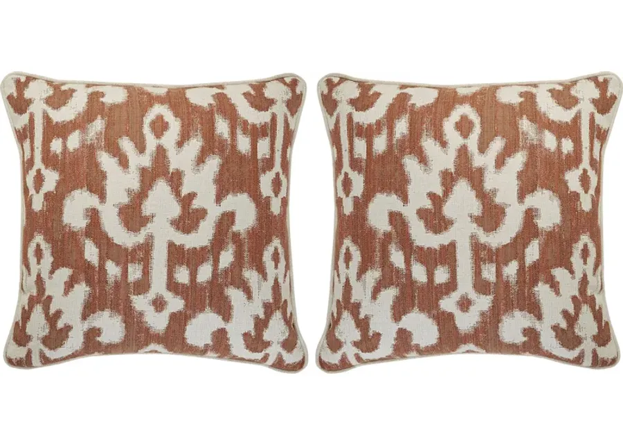 Patra Clay Indoor/Outdoor Accent Pillows (Set of 2)-19