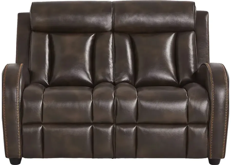 Copperfield Brown Loveseat-59