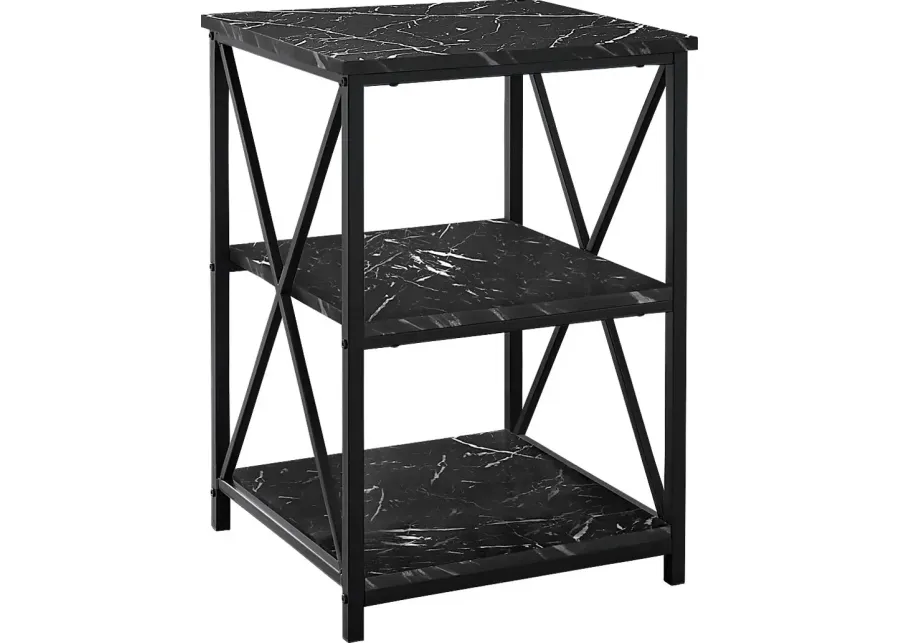 Blairstone Black Side Table-Black