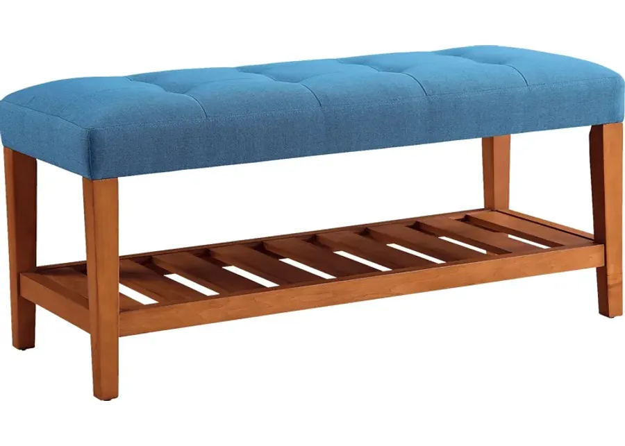Cacia Blue Bench-Blue